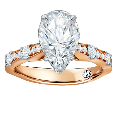 Solitaire engagement ring